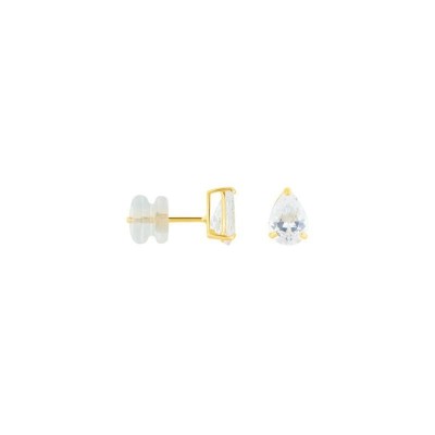 Orecchini Lobo Punto Luce Bon Ton Oro Giallo Cubic Zirconia Stroili [6467f25b]