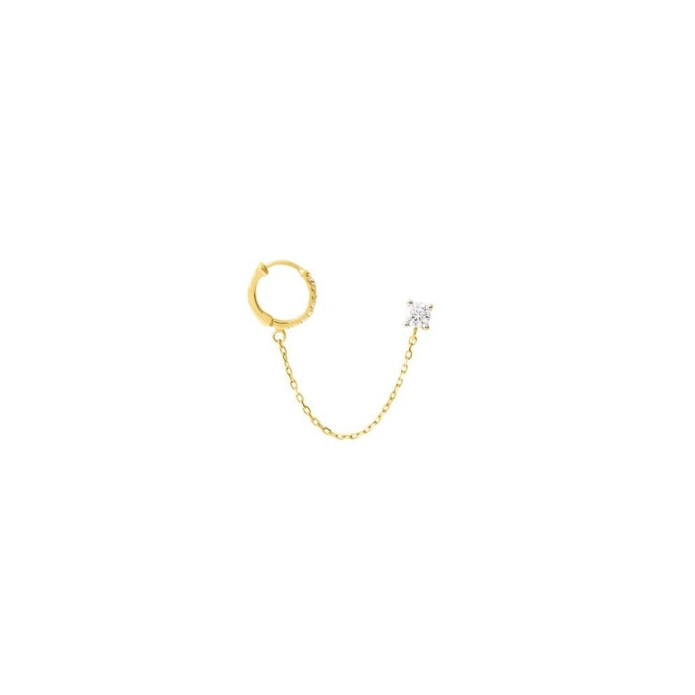 Ear Cuff Bon Ton Oro Giallo Cubic Zirconia Stroili [35372f63]