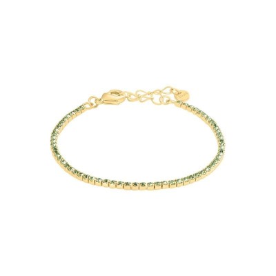 Bracciale Tennis Romantic Shine Metallo Dorato Cristallo Stroili [6026996f]