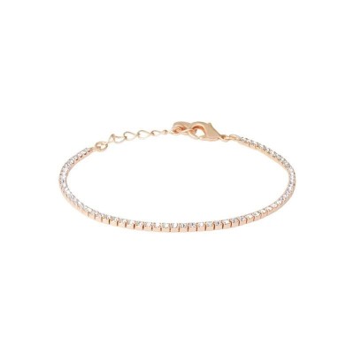 Bracciale Tennis Romantic Shine Metallo Rosa Cristallo Stroili [2660cbe2]