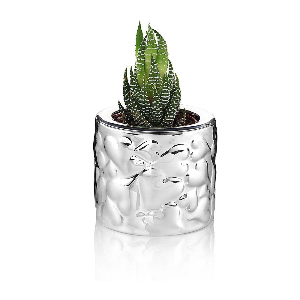 Vaso resina argento [da1ea08b]