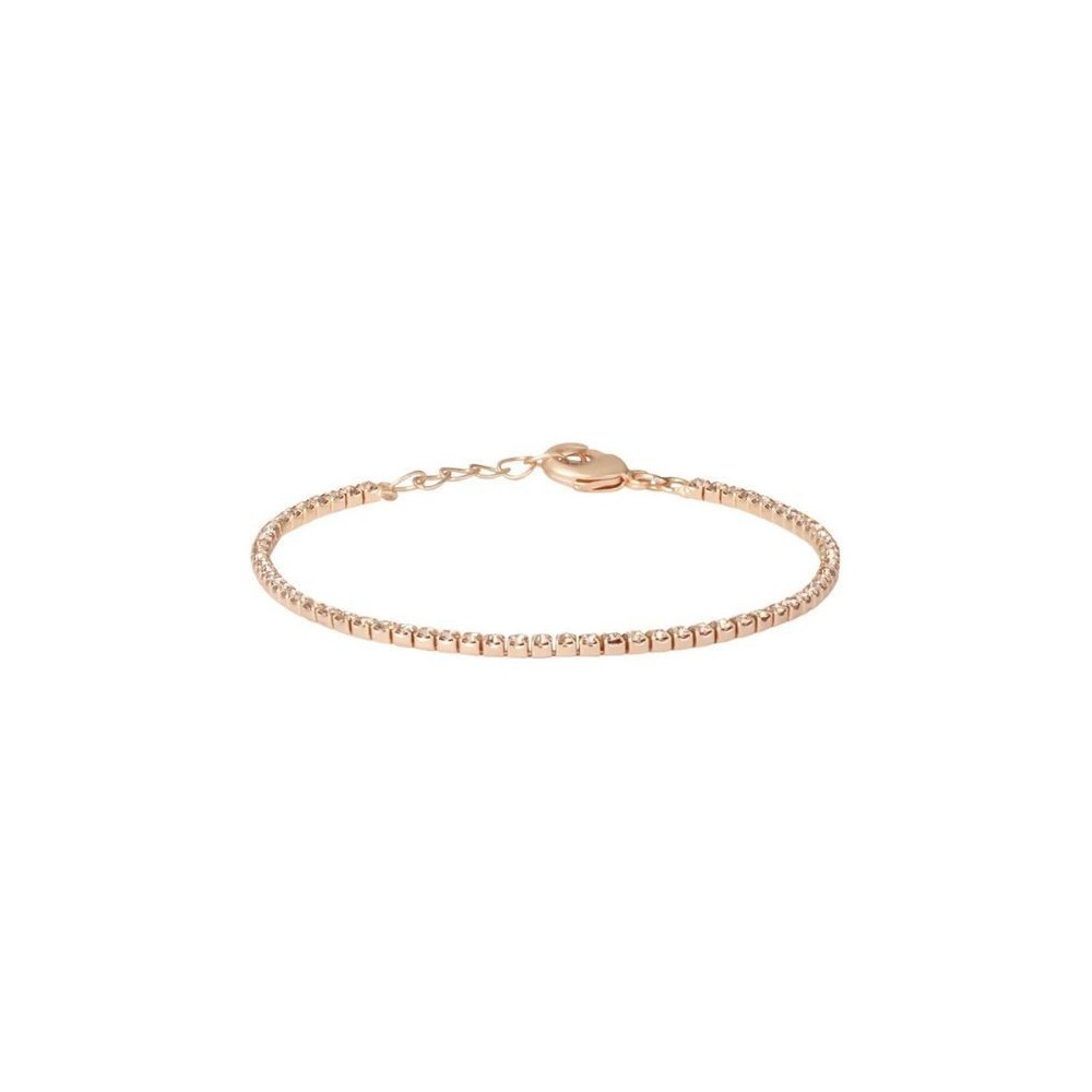 Bracciale Tennis Romantic Shine Metallo Rosa Cristallo Stroili [f68310fc]