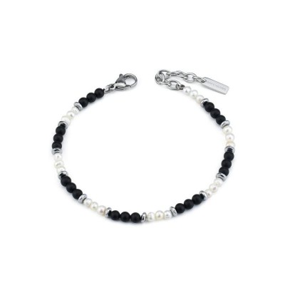Bracciale uomo con onice e perle Boccadamo ABR682N [d1e5f26e]