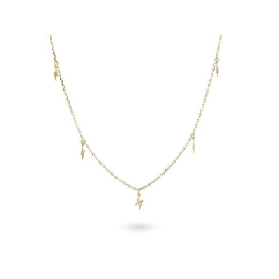 Collana placcata oro giallo con fulmini pendenti Boccadamo GR895D [2ba1a095]