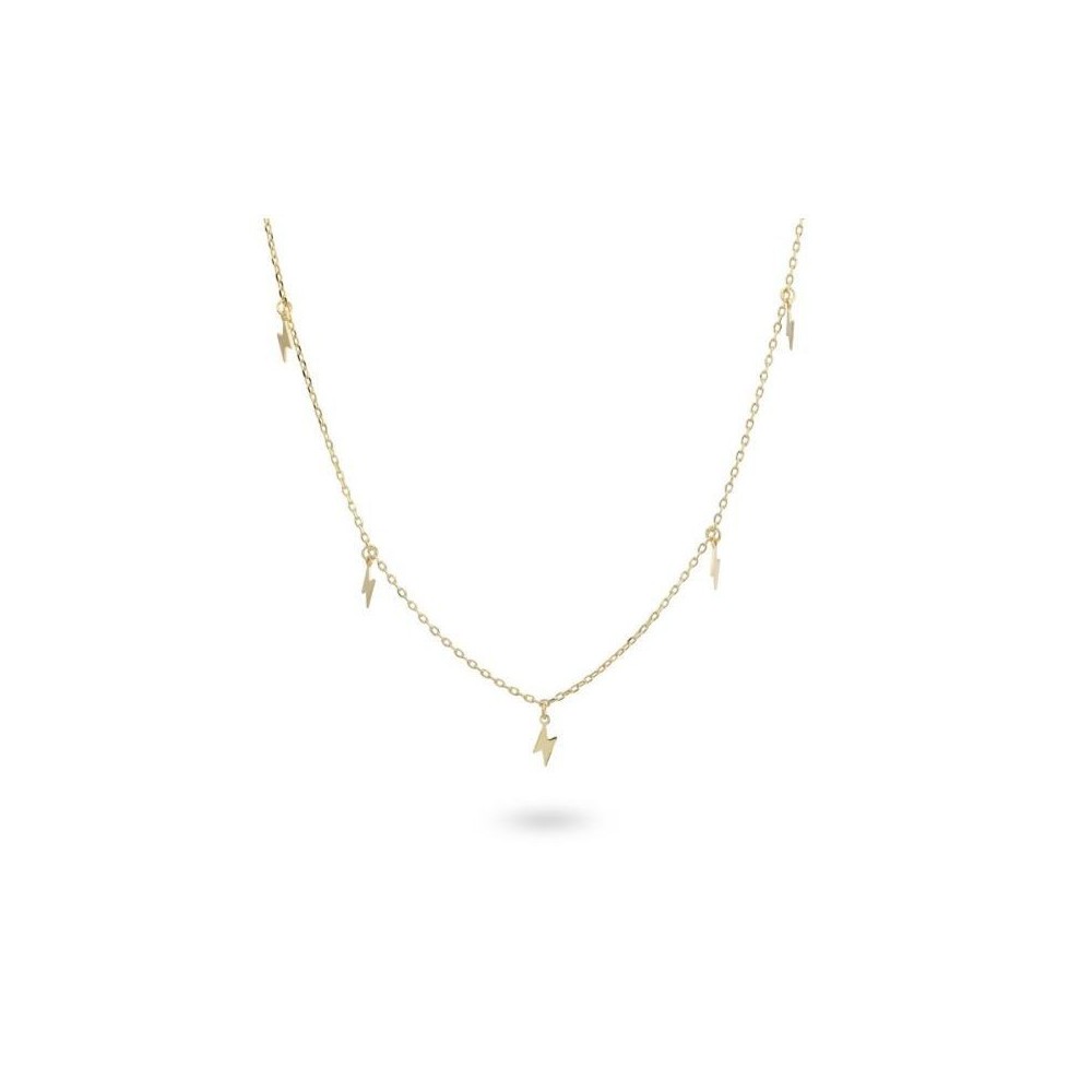 Collana placcata oro giallo con fulmini pendenti Boccadamo GR895D [2ba1a095]