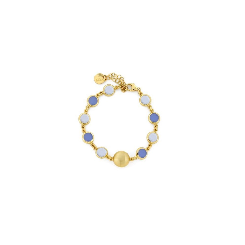 Bracciale Caramelle con paste vitree piccole nei toni del blu AquaForte H4063541 [5d1b4e56]