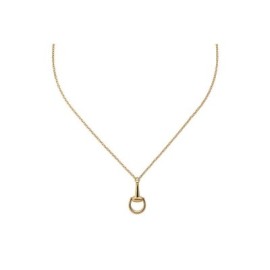 Collana a Catena con Morsetto 18 Carati Gucci Horsebit ybb79581800100u [db690760]