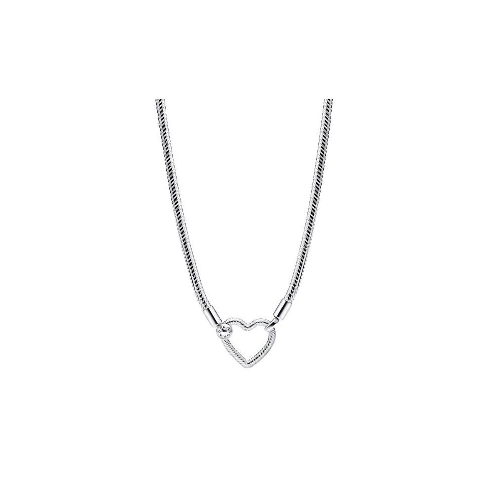 Collana Maglia Snake Chiusura a Cuore Pandora 393377C00-45 [9a6e2a33]