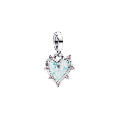 Charm Pendente Cuore dell'Amicizia Opale Pandora 793434C01 [f190a82f]