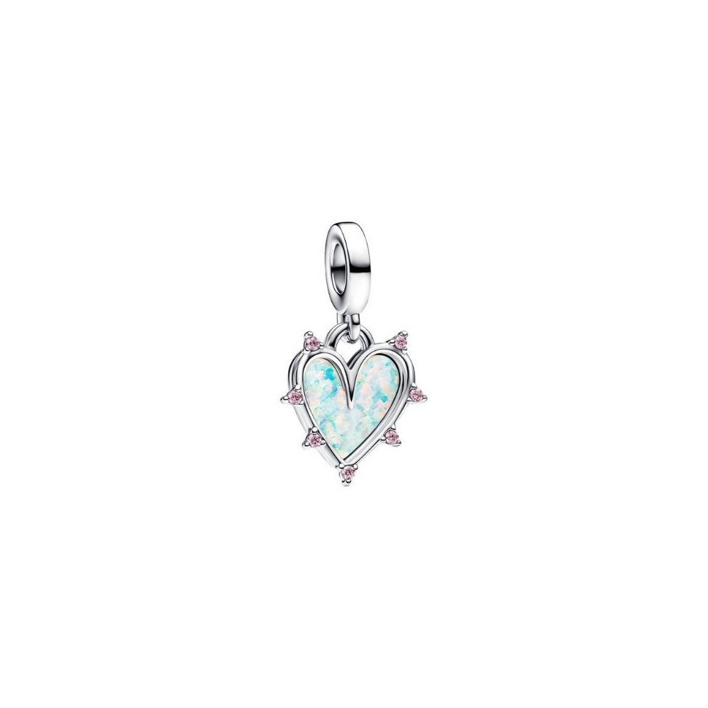 Charm Pendente Cuore dell'Amicizia Opale Pandora 793434C01 [f190a82f]