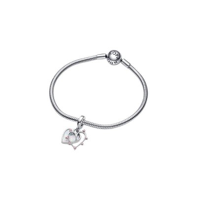 Charm Pendente Cuore dell'Amicizia Opale Pandora 793434C01 [9fab2a26]