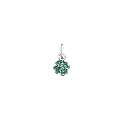 Mini charm Quadrifoglio Crystal Verde Giovanni Raspini 12174 [cae0663c]