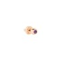 Orecchino Stud Bollicine Oro Rosa e Ametista Dodo dhc4001-bolli-iy09r [da04878c]