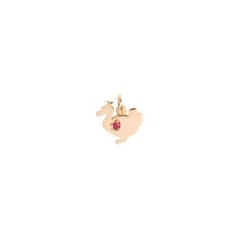 Charm Lady Dodo Oro Rosa e Rubino Dodo dmc4016-lad30-ry09r [746e249a]