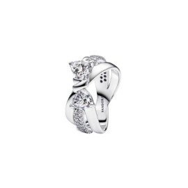 Anello Fascia Intrecciata con Fiocco Luminoso Pandora 193553c01 [c4049f55]