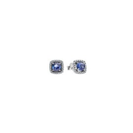 Orecchini Punto Luce Quadrato Blu Pandora 293551C01 [07c6198f]