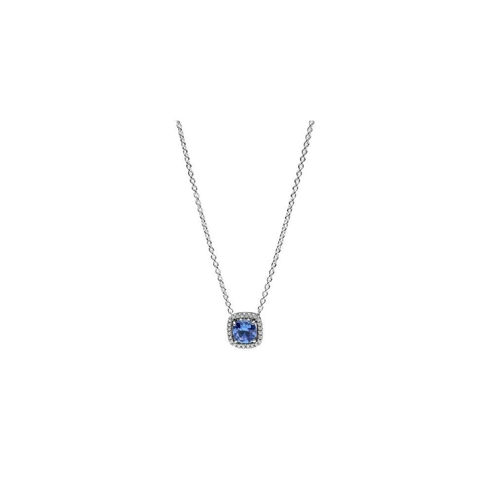 Collana Punto Luce Quadrato Blu Pandora 393560C01-45 [8661005e]