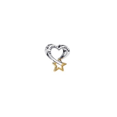 Charm Openwork Cuore e Stella  My Lucky Star  Pandora 763513C00 [948ad35a]