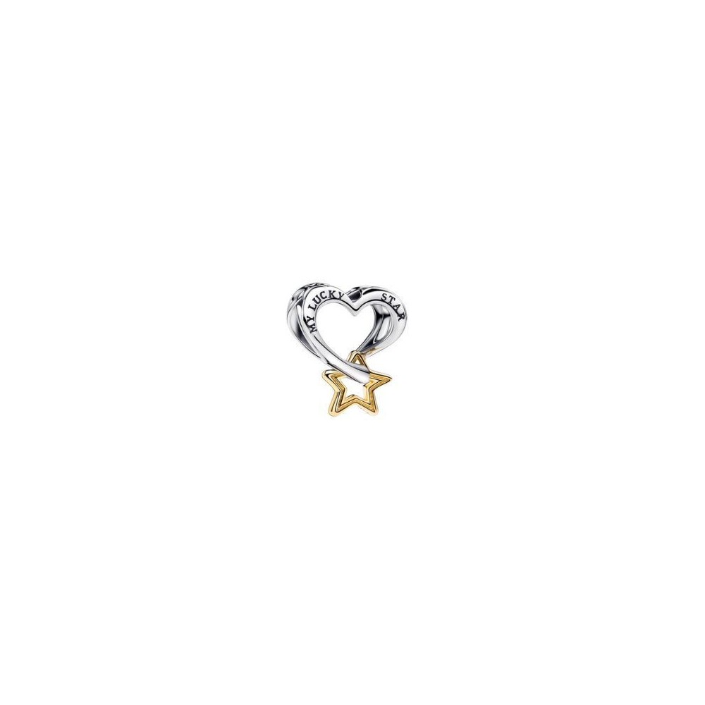 Charm Openwork Cuore e Stella  My Lucky Star  Pandora 763513C00 [948ad35a]