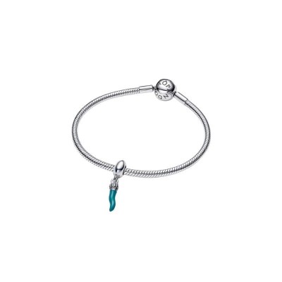 Charm Pendente Cornino Portafortuna Turchese Pandora 791361C02 [3ae0704c]