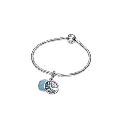 Charm Pendente Albero della Famiglia che si illumina al buio Pandora 793599C01 [8323ac93]