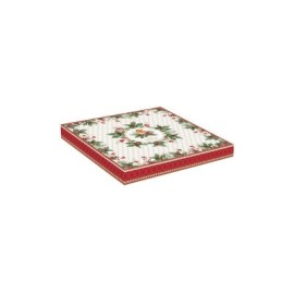 Piatto torta con paletta CHRISTMAS BERRIES EasyLife R1112 CHBE [2d31ef71]