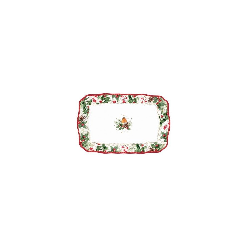 Piatto da portata CHRISTMAS BERRIES EasyLife R1483 CHBE [256dc613]