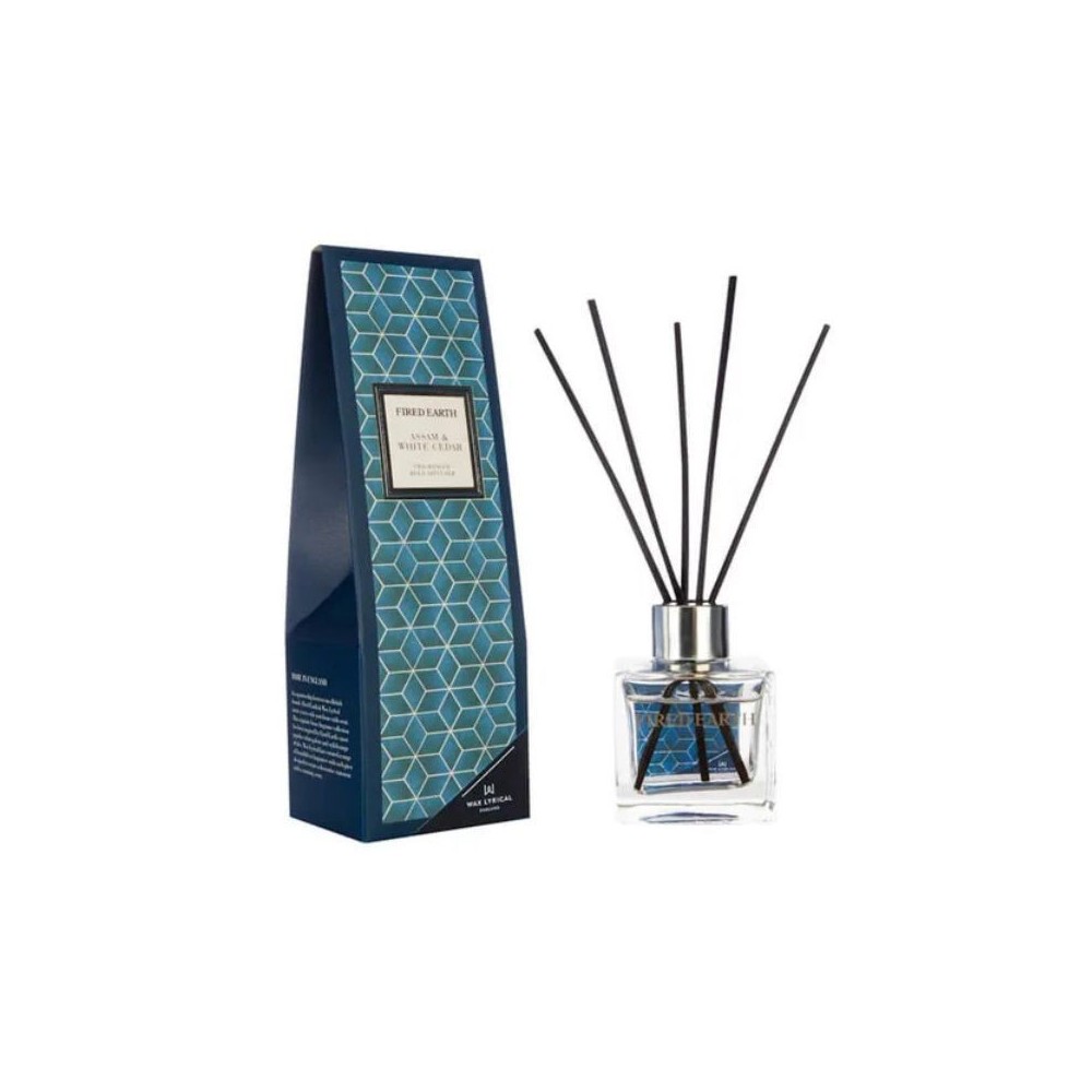 Fired Earth di Wax Lyrical Diffusore a Bastoncini 100ml Assam e Cedro Bianco [e94d0baa]