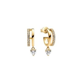 Orecchini Cerchi Aperti con Cuore Pendente Pandora 263685C01 [8e6fc7c2]