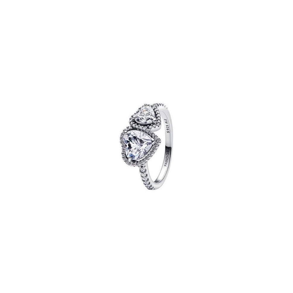 Anello Doppi Cuori Luminosi Pandora 193659C01 [94d66415]
