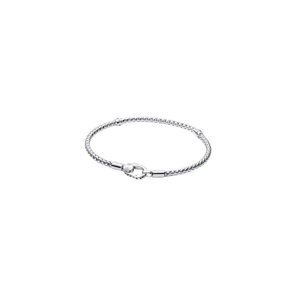 Bracciale Maglia Geometrica con Chiusura a Moschettone Pandora 593681C00 [f77a96da]