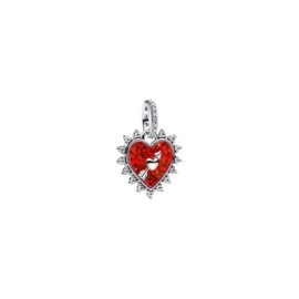 Charm Pendente Cuore Rosso con Freccia Grievole Pandora  793667C01 [37ac1b1d]