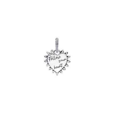 Charm Pendente Cuore Rosso con Freccia Grievole Pandora  793667C01 [ee8a5810]