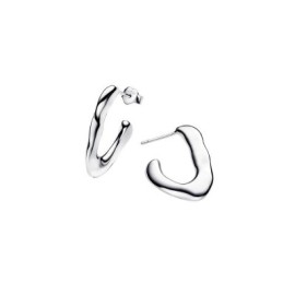 Orecchini Cerchi a V Aperti Linea Sinuosa Pandora 293290C00 [4380d8bb]