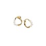 Orecchini Linea Sinuosa Circolare con Perle d'Acqua Dolce Coltivate Pandora 263276C01 [35399617]