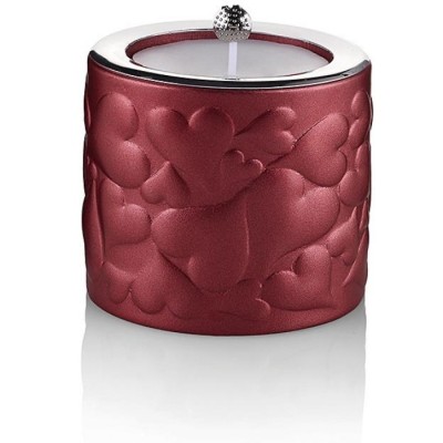 VASETTO RESINA CUORI ROSSO CANDELA [4177cd80]