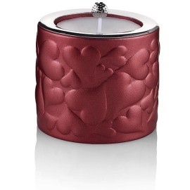 VASETTO RESINA CUORI ROSSO CANDELA [4177cd80]