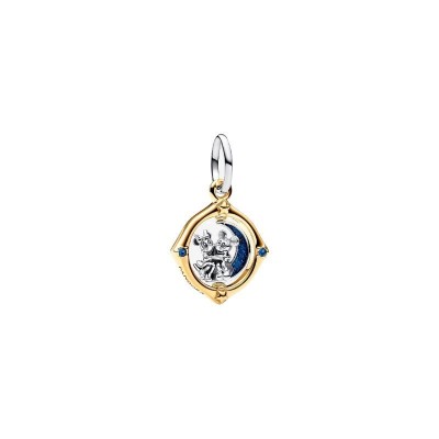 Disney, Pendente Mickey Mouse e Minnie sulla Luna Pandora 762955C01 [512c2bf9]