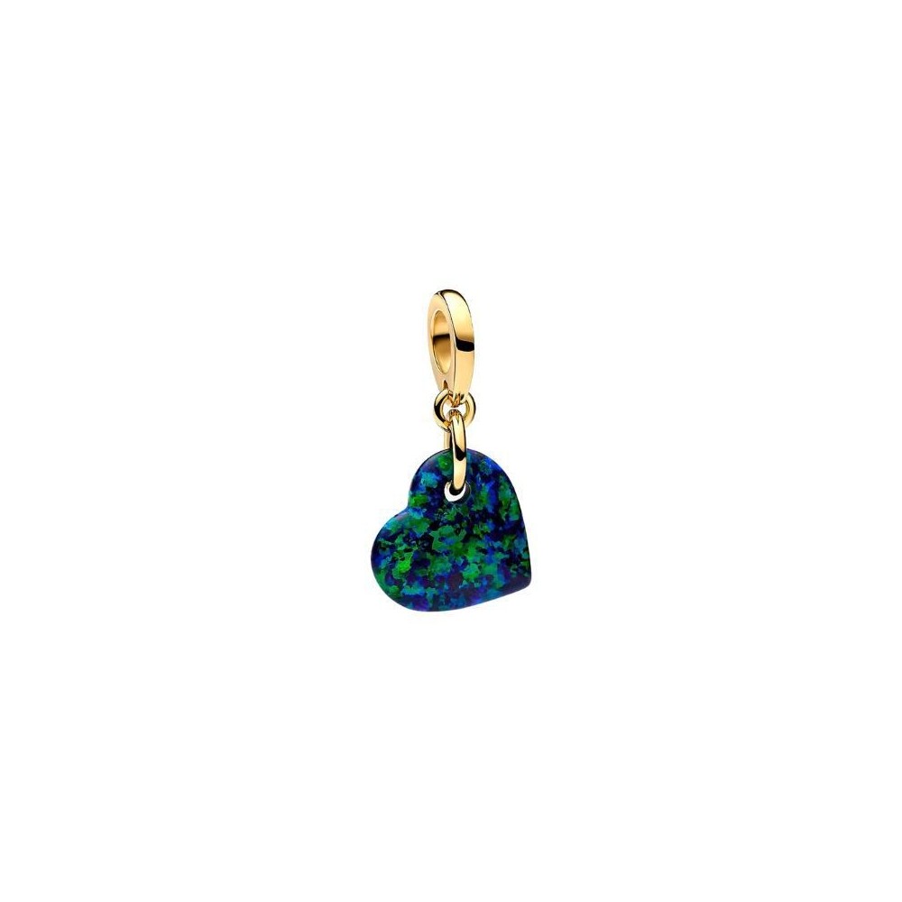Charm Pendente Cuore Opale Verde e Blu Pandora 763348C01 [14fe42a7]