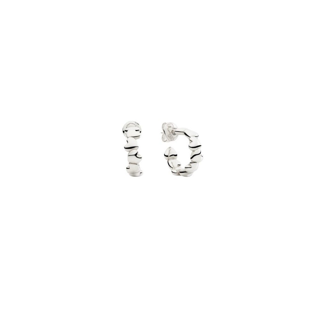 Orecchini hoop cuore argento Dodo [2ac0e82d]