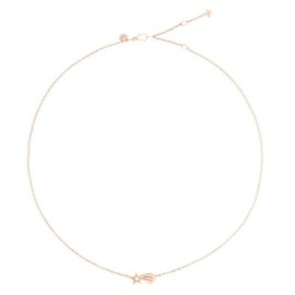 Collana Stella Cometa Oro Rosa 9K & Diamante Dodo [1558d3a1]