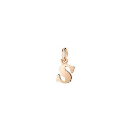 Ciondolo lettera S oro rosa Dodo [208864f2]