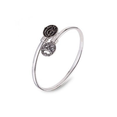 Bracciale rigido con Maschera Gerardo Sacco [170666b2]