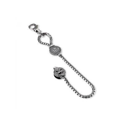 Bracciale Portachiavi con Moneta e maschera Arcimboldo [b850eb1c]