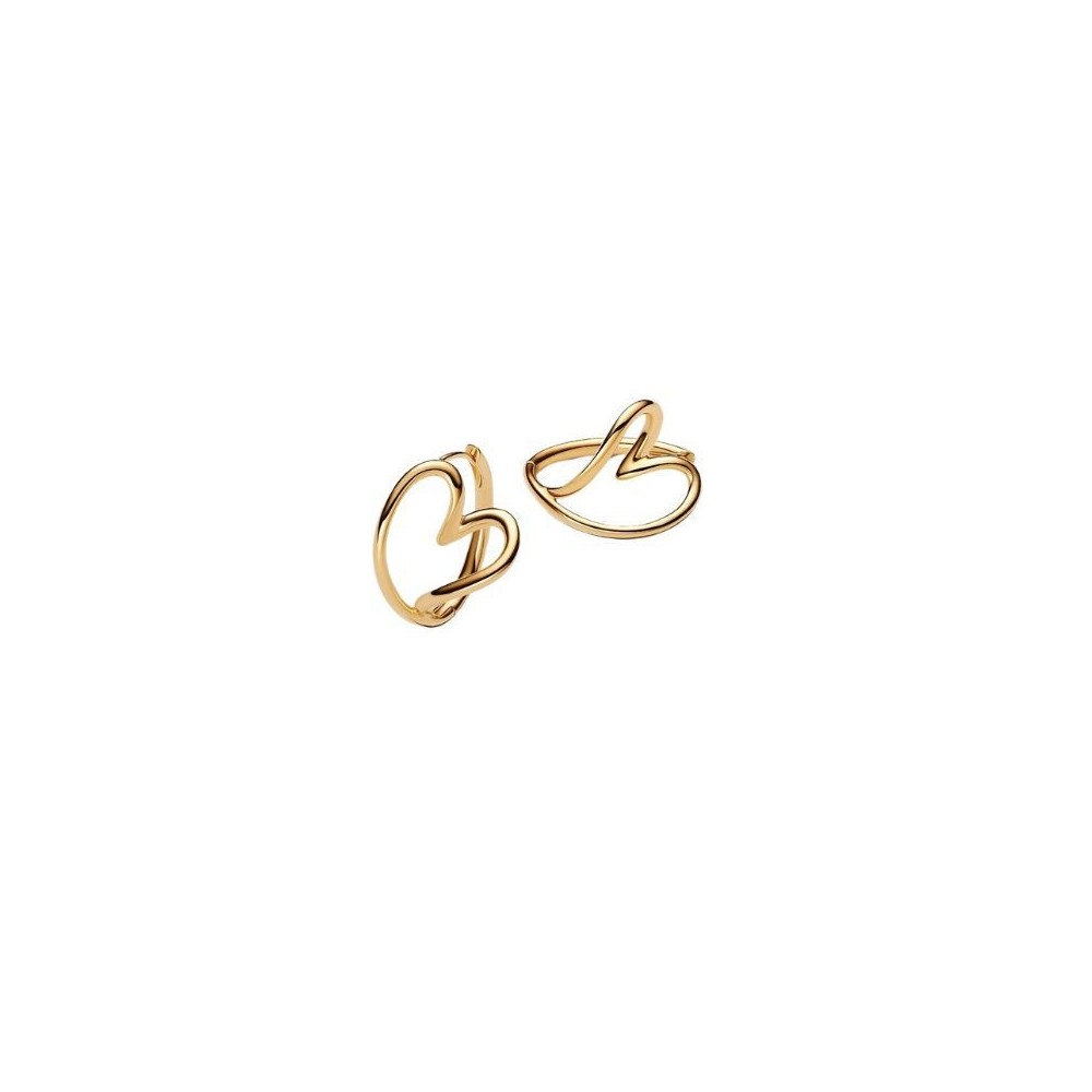 Orecchini Cuore Linea Sinuosa Pandora 263807C00 [562535a9]