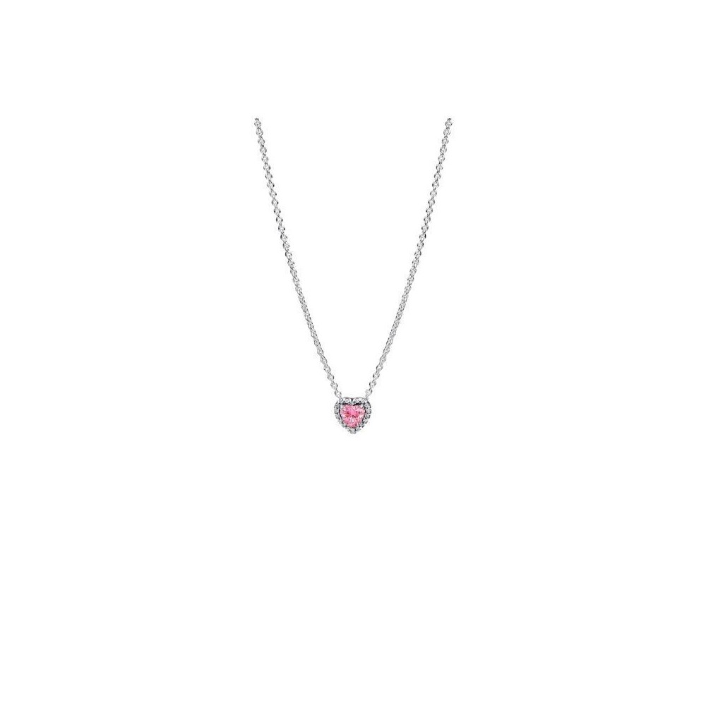Collana Cuore Rilievo Rosa Pandora 398425C02-45 [53d488bf]
