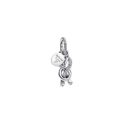 Charm Pendente Nodo Infinito e Pavè Pandora 793780C01 [904531d4]
