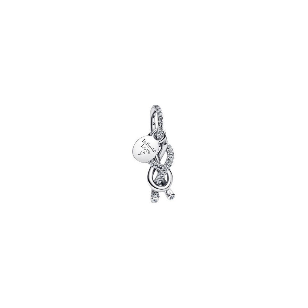 Charm Pendente Nodo Infinito e Pavè Pandora 793780C01 [904531d4]