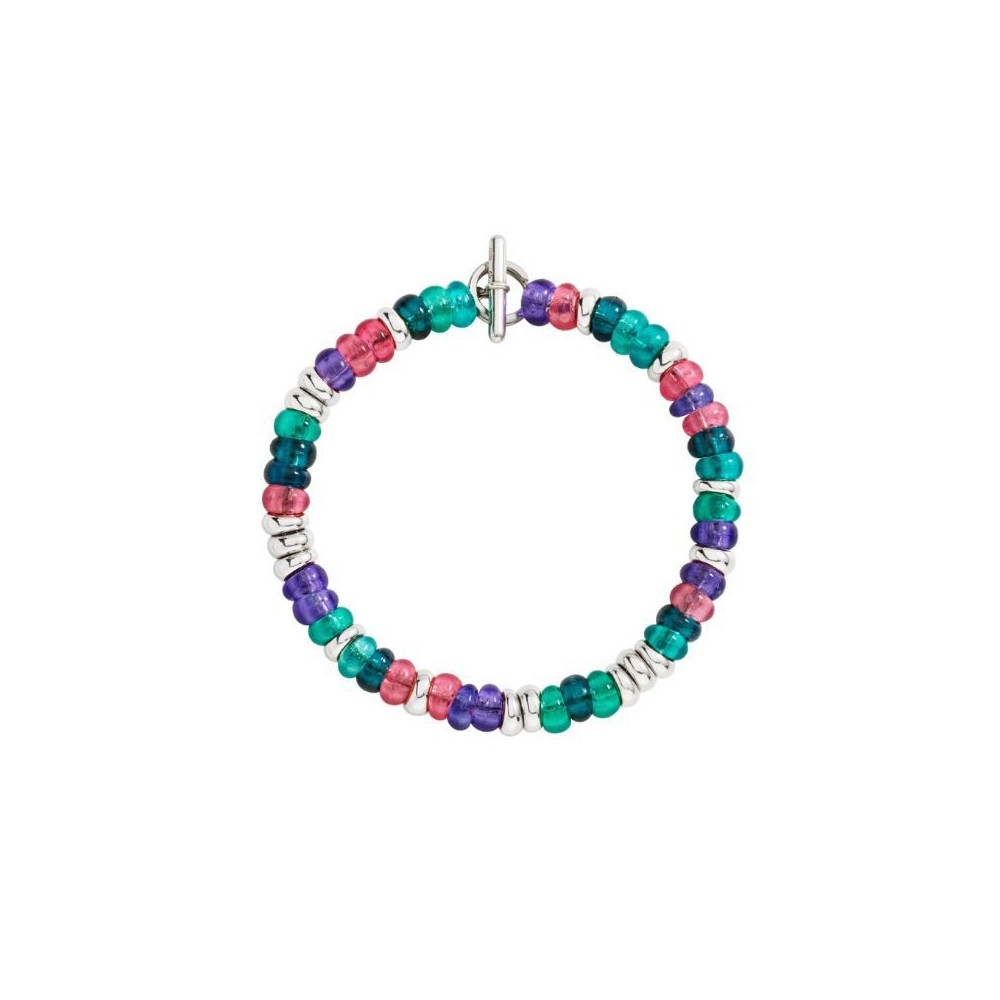 Bracciale Rondelle Argento e Plastica Riciclata Dodo DBC5004-RONDE-VI0AG [ff8d9905]