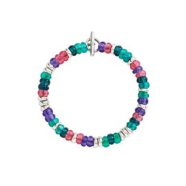 Bracciale Rondelle Argento e Plastica Riciclata Dodo DBC5004-RONDE-VI0AG [ff8d9905]
